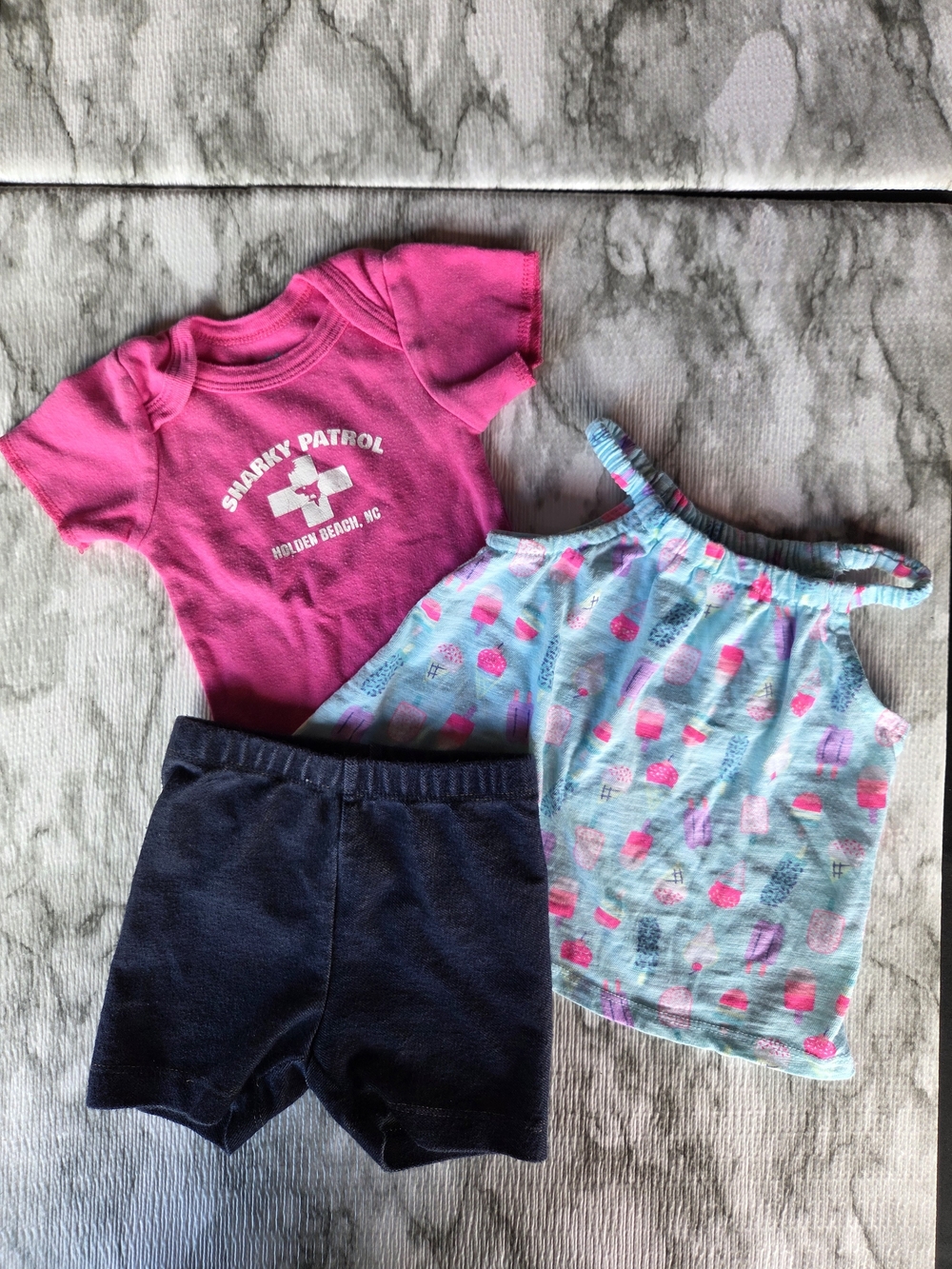 Toddler Bundle Size 12m with Tank, T and Shorts